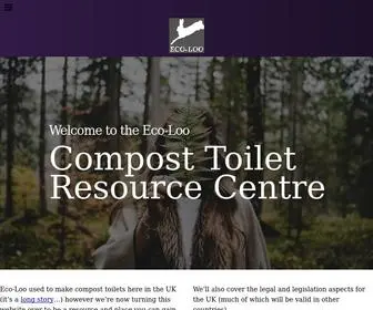 Eco-Loo.co.uk(Eco-Loo Compost Toilet Advice) Screenshot