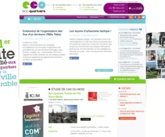 Eco-Quartiers.fr(Le 1er espace de débat en ligne sur les éco) Screenshot