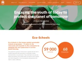 Eco-Schools.org(Eco Schools) Screenshot