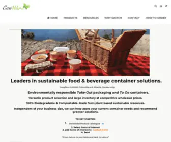 Eco-Ware.ca(From nature to your table and back to nature) Screenshot