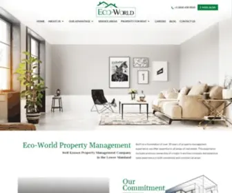 Eco-World.com(Property Management Company in Lower Mainland) Screenshot