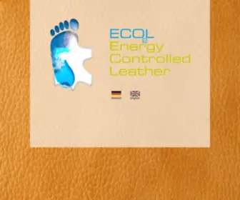 Eco2L-Leather.com(ECO2L) Screenshot