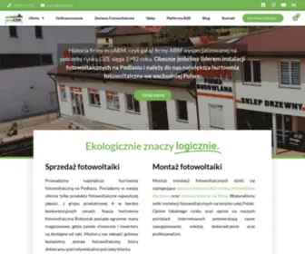 Ecoabm.pl(Fotowoltaika ecoABM w Białymstoku) Screenshot