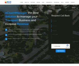 Ecoachmanager.com(Coach & Bus Hire Management Software) Screenshot
