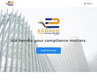Ecoachpartners.com(Laman Utama) Screenshot