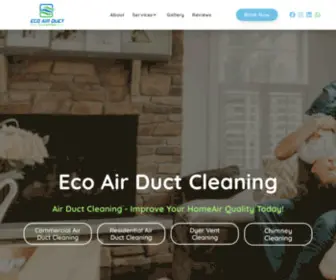 Ecoaircleaning.com(Air Duct Cleaning) Screenshot