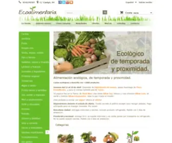 Ecoalimentaria.es(Tu tienda online de alimentos ecológicos) Screenshot