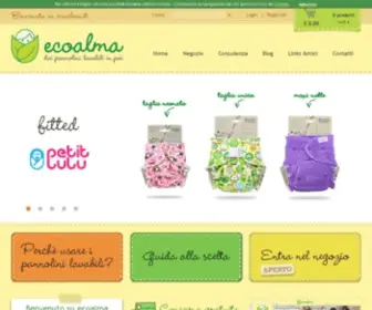 Ecoalma.it(Pannolini lavabili) Screenshot