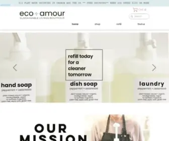 Ecoandamour.com(Canada's Top Beauty Refillery) Screenshot