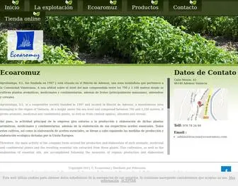 Ecoaromuz.com(Secador natural de plantas medicinales) Screenshot