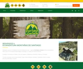 Ecoaventurasantiago.com.mx(Ecoaventura Montañas de Santiago) Screenshot