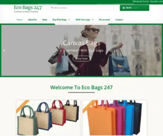 Ecobags247.com(Leading Eco Bags Company) Screenshot