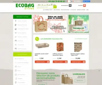 Ecobagstore.fr(Ecobag Store) Screenshot
