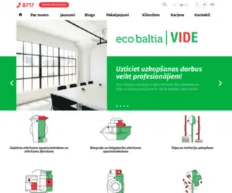 Ecobaltiavide.lv(Eco Baltia vide) Screenshot