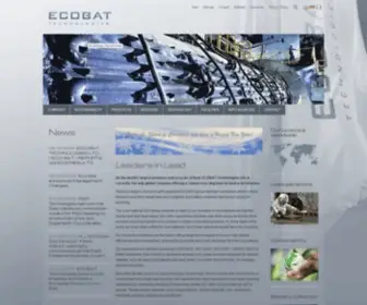 Ecobatgroup.com(Resources Essential to Modern Life) Screenshot