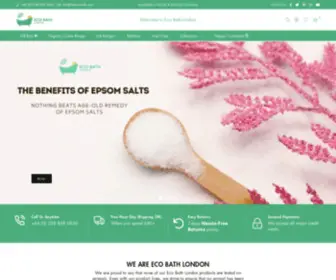 Ecobathlondon.com(Bath Products & Lifestyle Store) Screenshot