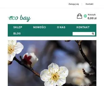 Ecobay.com.pl(Kosmetyki organiczne) Screenshot