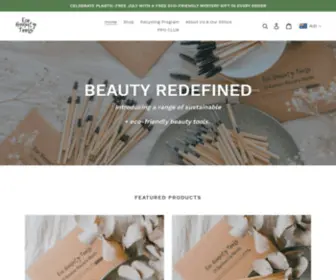 Ecobeautytools.com.au(Eco Beauty Tools) Screenshot