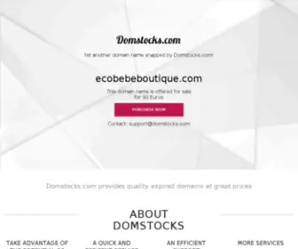 Ecobebeboutique.com(Ecobebeboutique) Screenshot