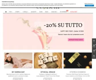 Ecobelli.com(Shop Online Cosmetici Naturali Ecobio e Makeup) Screenshot