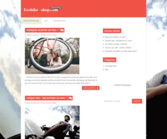 Ecobike-Shop.com(Boutique) Screenshot