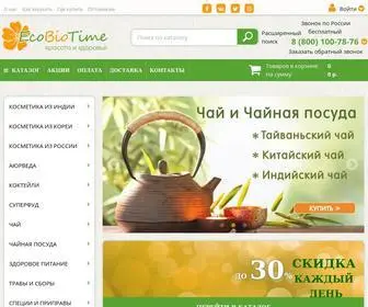 Ecobiotime.com(Интернет) Screenshot
