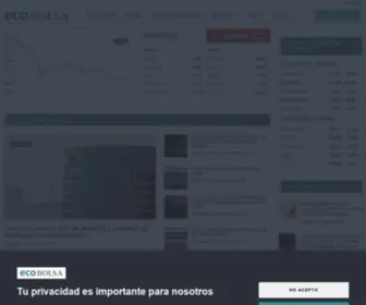 Ecobolsa.com(Cotizaciones de la bolsa española en Tiempo Real) Screenshot