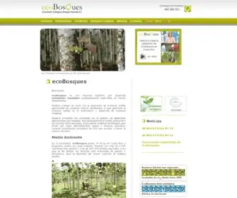 Ecobosques.com(Plantaciones forestales de maderas nobles) Screenshot