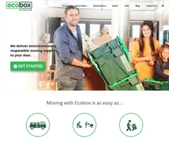 Ecobox.co.za(Buy or Rent Moving Boxes Online) Screenshot