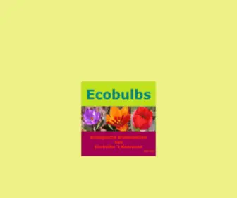Ecobulbs.nl(Biologische bloembollen van Ecobulbs 't Keerpunt) Screenshot