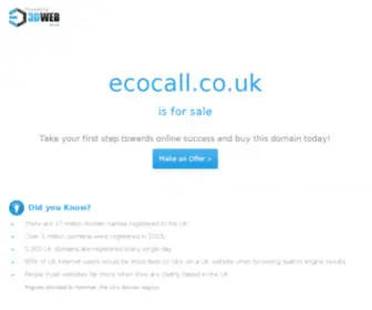 Ecocall.co.uk(Ecocall) Screenshot