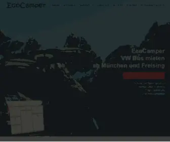 Ecocamper.de(VW Bus mieten ab München und Freising) Screenshot