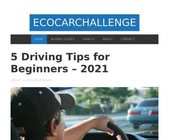 Ecocarchallenge.org(Automotive Buyer Guides) Screenshot