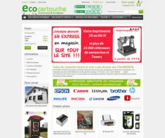 Ecocartouche.com(ECOCARTOUCHE) Screenshot