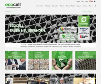 Ecocell.ch(Startseite) Screenshot