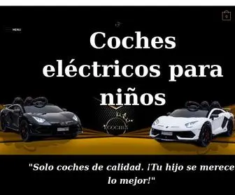 Ecocheselectricosparaninos.com(COCHES ELÉCTRICOS para NIÑOS) Screenshot