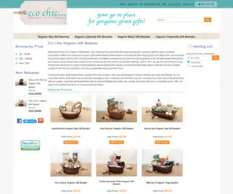 EcochicGiftbaskets.com(Eco Chic Gift Baskets) Screenshot