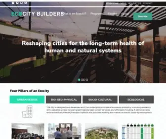 Ecocitybuilders.org(Ecocity Builders) Screenshot