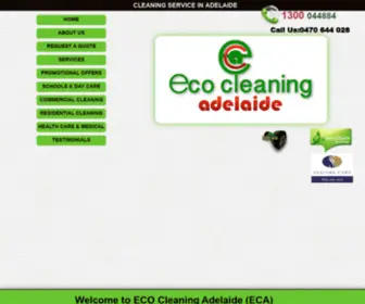 Ecocleaningadelaide.com.au(Eco Cleaning adelaide) Screenshot