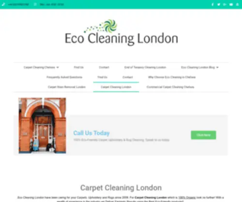 Ecocleaninglondon.co.uk(Carpet Cleaning London) Screenshot