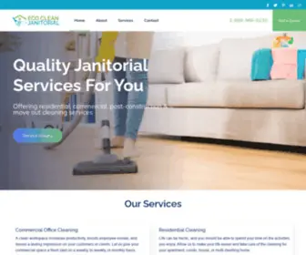Ecocleanjanitorial.com(ECO CLEAN Janitorial) Screenshot