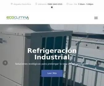 Ecoclimacr.com(Ecoclima Costa Rica) Screenshot