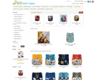 Ecoclothdiaper.com(ECO Cloth Diaper) Screenshot
