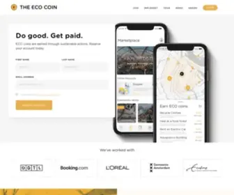 Ecocoin.com(The ECO coin) Screenshot