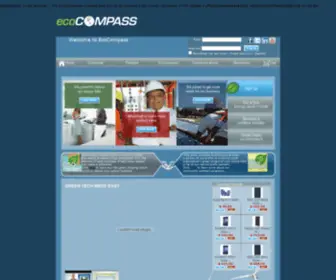 Ecocompass.com(Green) Screenshot