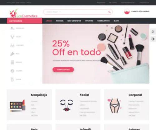 Ecocosmetica.es(Tienda de Cosmetica Natural) Screenshot