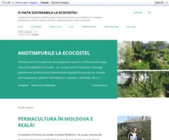 Ecocostel.com(Organic and Sustainable living for the World at EcoCostel) Screenshot