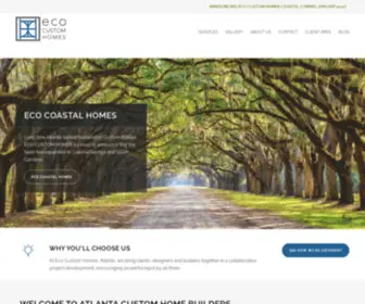 Ecocustomhomes.com(Eco Custom Homes) Screenshot