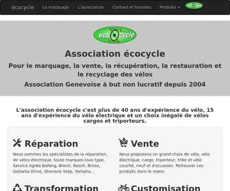 Ecocycle.ch(écocycle) Screenshot