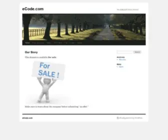 Ecode.com(The EARLIEST Social Network) Screenshot